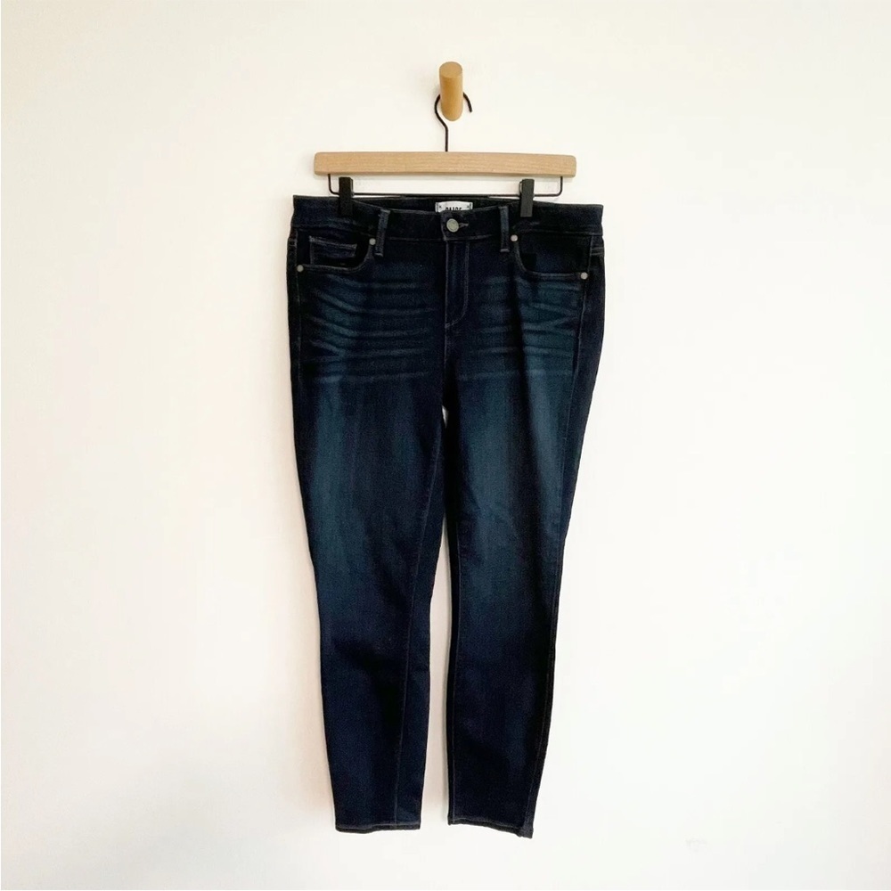 PAIGE Verdugo Ankle Skinny Jeans Women's 32 Kaiya Dark Wash  Stretch